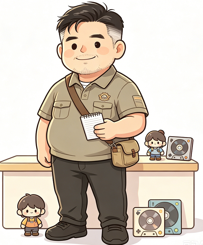 关于站长插图2 广州杯叔Q版全身形象