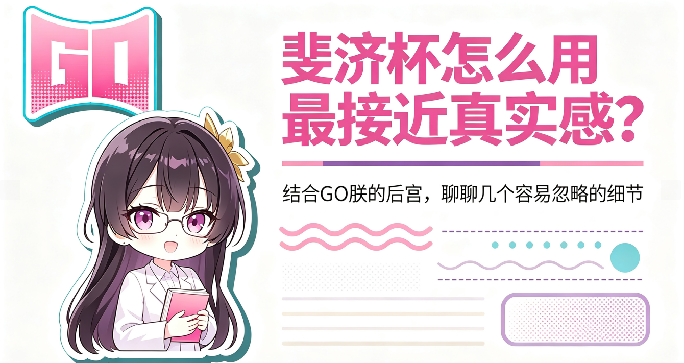 【GO朕的后宫】飞机杯怎么用最接近真实感?几个容易忽略的细节