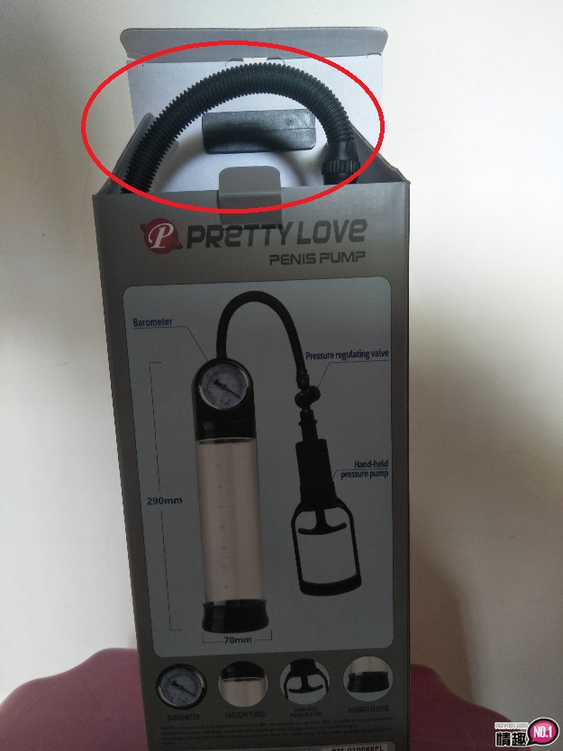 PrettyLove附压力錶手动真空吸引阴茎助勃器-这吸力确实非同小可;;插图12