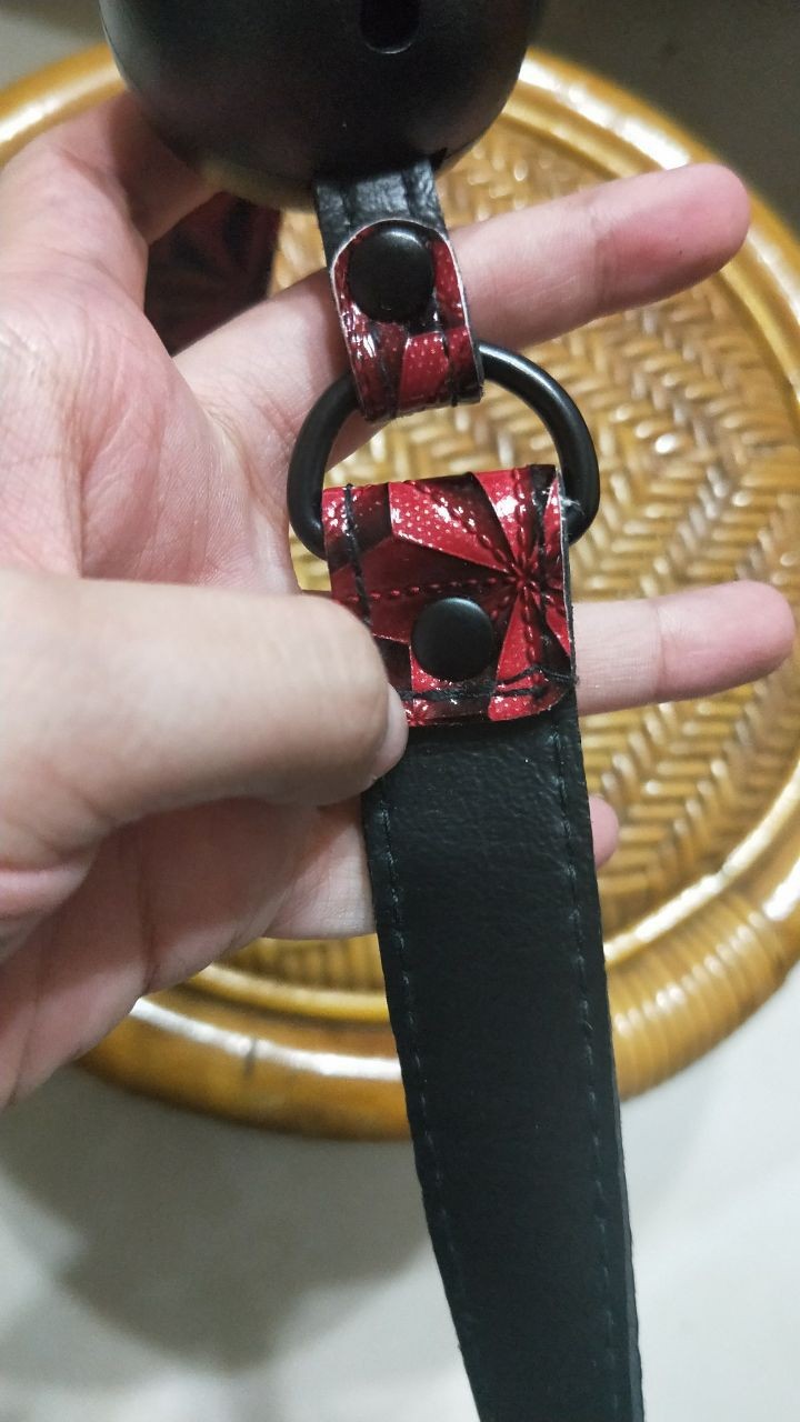 超美超羞耻的圆形口球插图7