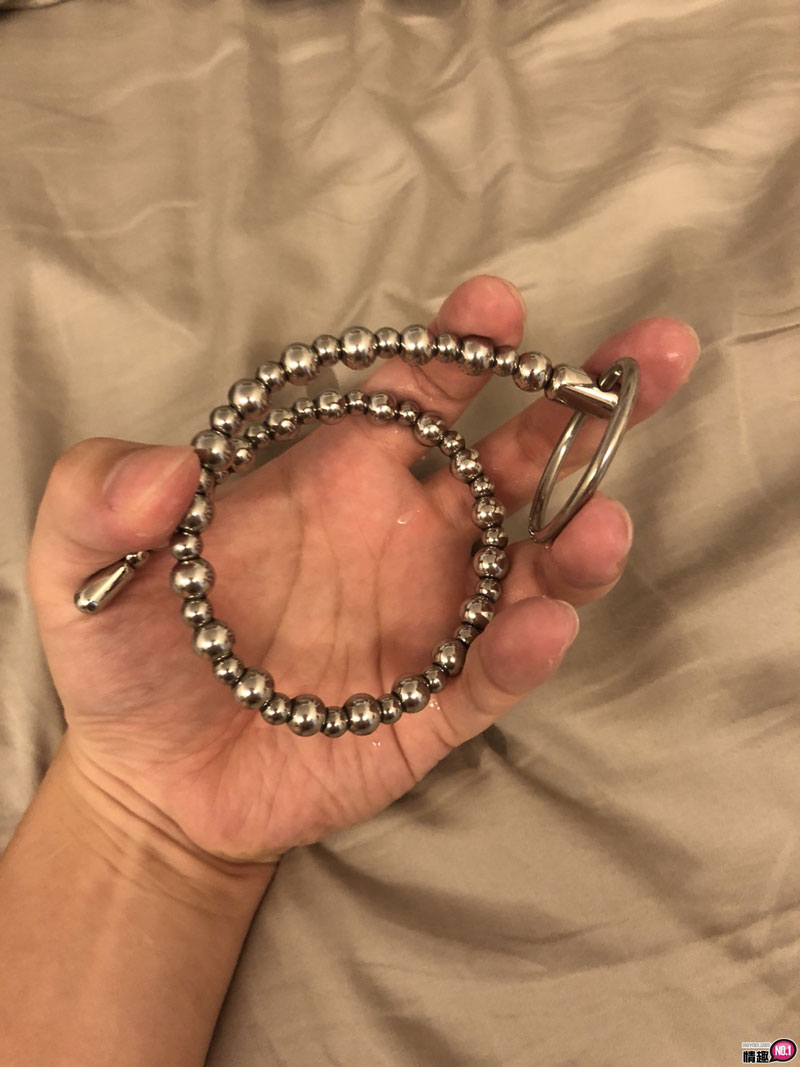 男人玩具进阶者专属!!鞭型拉珠长橄榄珠款METALICKAN插图3