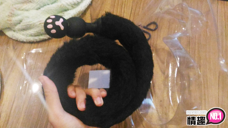 身为一只萌宠必须拥有!日本NPG可爱猫尾巴手型状后庭塞插图3