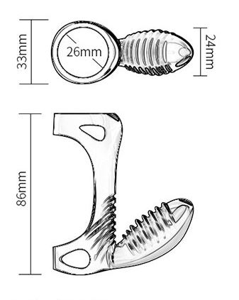 戴上恶少套环在小穴里抽插吧。恶少戏珠震动硅胶锁精老二套-恶少八爷;;;插图5