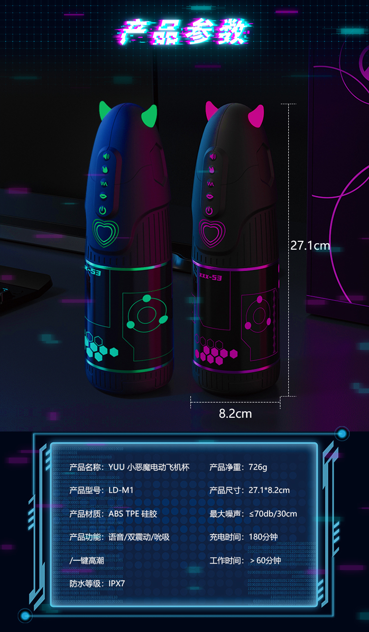 YUU小恶魔电动飞机杯测评 – 用户的体验反馈插图2 YUU小恶魔电动飞机杯测评 – 用户的体验反馈插图2